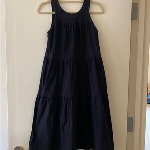 Everlane Weekend Sleeveless Tiered Cotton Knit Dress